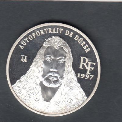 Beschrijving: 10 Francs (1,5 Euro) DURER